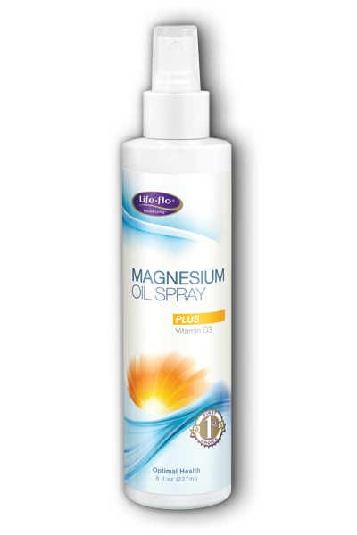 Life-Flo - Magnesium Oil Spray w/Vit D3 8 oz Spray