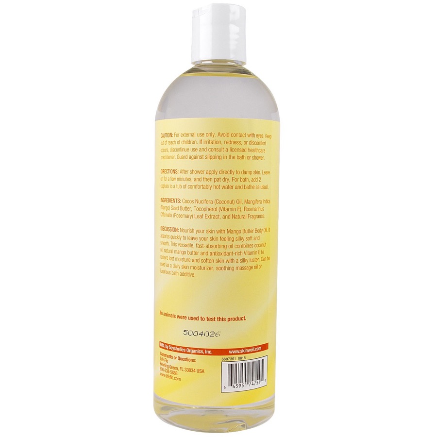 Life-Flo - Mango Butter Body Oil 16 oz Oil-UNAVAILABLE