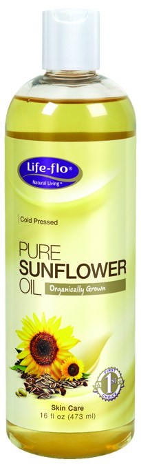 Life-Flo - Pure Sunflower Oil Organic 16oz Oil