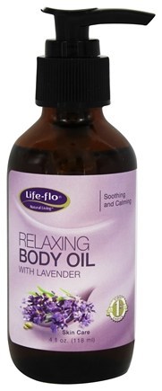 Life-Flo - Relaxing Body Oil w/Lavender 4oz Oil