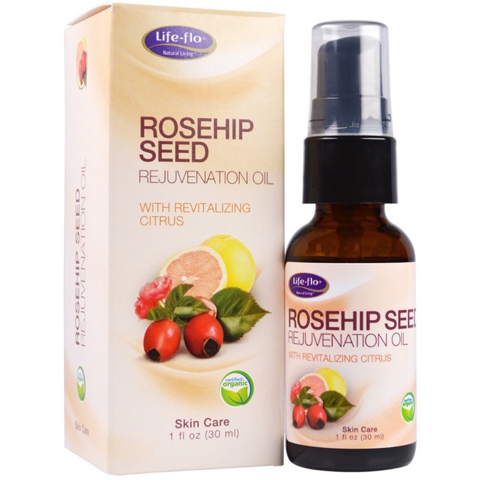 Life-Flo - Rosehip Seed Rejuvenation Oil Organic, Revitalizing Citrus 1 oz Oil
