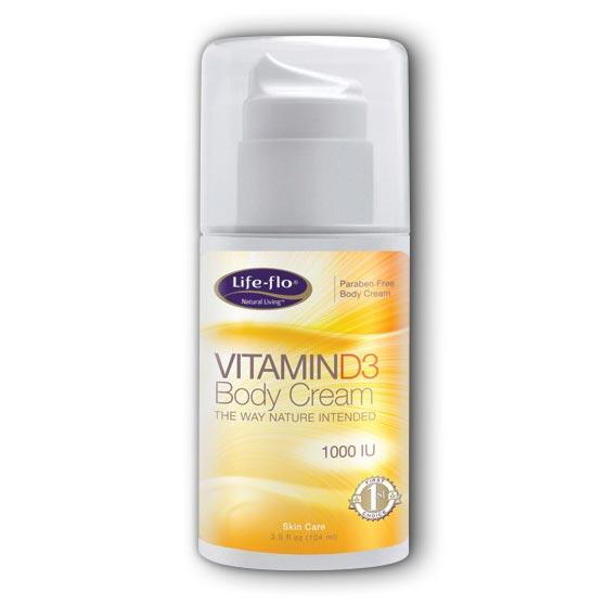 Life-Flo - Vitamin D3 Body Cream 3.5oz Cream-OUT OF STOCK