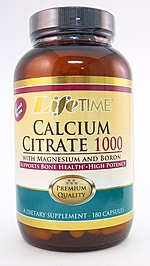 Life Time Cal Citrate w/Mag & Boron 1000mg 180 Cap-UNAVAILABLE