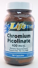 Life Time Chromium Picolinate 400mcg 90 Cap