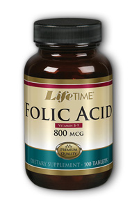 Life Time Folic Acid Mixed Fruit 800mcg 100 Tab