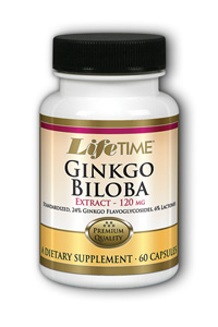 Life Time Ginkgo Biloba 120mg 60 Cap