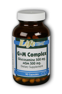 Life Time Glucosamine MSM Complex 1500mg/1500mg 90 Cap