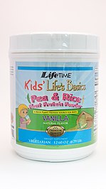 Life Time Kids' Life's Basics Pea & Rice Plant Protein Van 12.6oz Pwd