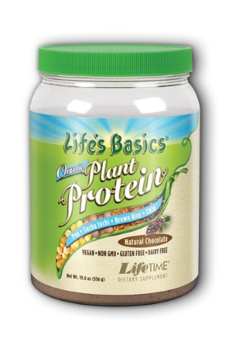 Life Time - Life's Basics Organic Plant Protein Chocolate 19.6 oz-UNAVAILABLE
