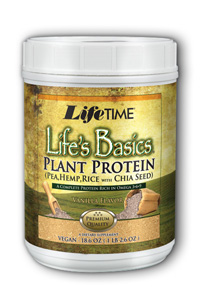 Life Time Life's Basics Plant Protein Vanilla 1.2lb Pwd-BEST BY 03/2023-UNAVAILABLE