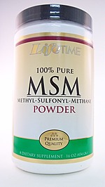 Life Time MSM Unflv 2500mg 16oz Pwd