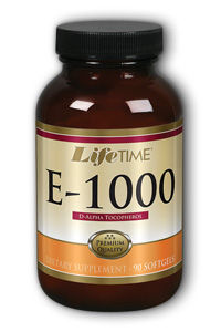 Life Time Vitamin E 1000iu 90 Sg