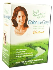 Light Mountain Henna Color The Gray Chestnut 7 oz