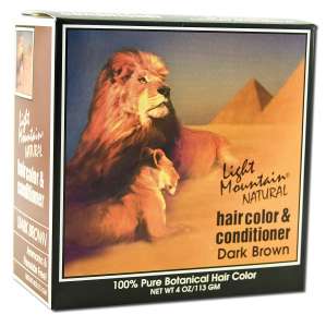 Light Mountain Henna Haircolor Brown-Dark 4 oz