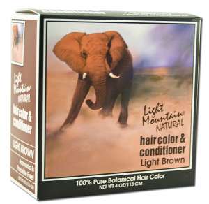 Light Mountain Henna Haircolor Brown-Light 4 oz