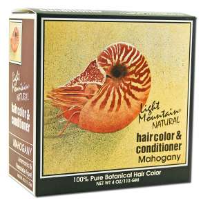 Light Mountain Henna Haircolor Mahogany 4 oz