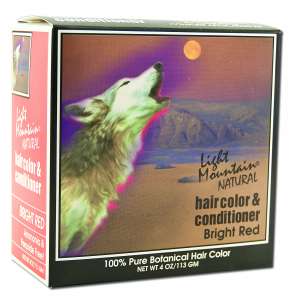 Light Mountain Henna Haircolor Red-Bright 4 oz