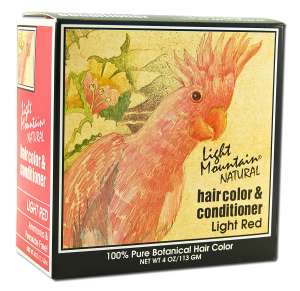 Light Mountain Henna Haircolor Red-Light 4 oz