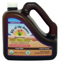 Lily of the Desert Aloe Vera Juice Preservative Free 128 oz