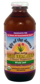 Lily of the Desert Aloe Vera Juice Whole Leaf Preservative Free 16 oz-OUT OF STOCK