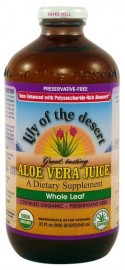Lily of the Desert Aloe Vera Juice Whole Leaf Preservative Free 32 oz