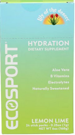 Lily Of The Desert Ecosport Lemon Lime 24Pkt 6Oz