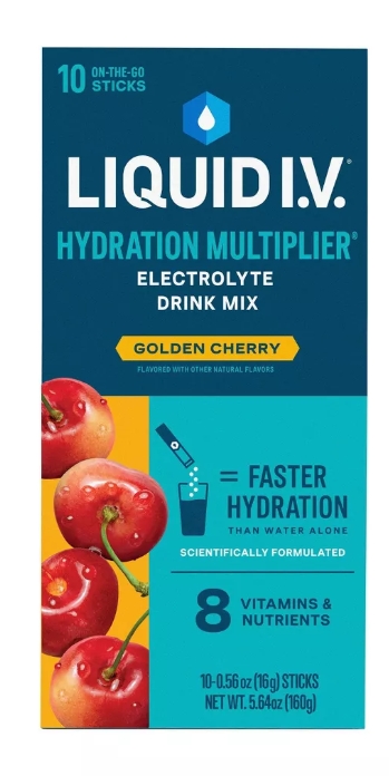 LIQUID IV Hydration Golden Cherry 10Ct 5.64Oz