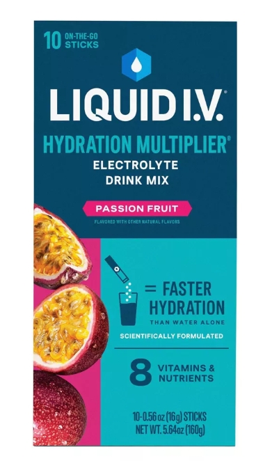LIQUID IV Hydration Passion Fruit 10Ctbx 5.65Oz