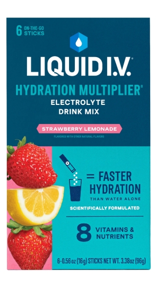 LIQUID IV Hydration Strawberry Lemon 10Ct 5.64Oz