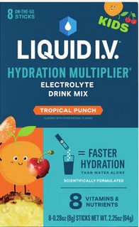 LIQUID IV Kids Tropical Punch 8Ct 2.25Oz