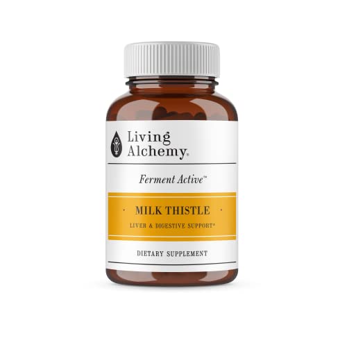 Living Alchemy Ferment Active Milk Thistle: Liver & Digestive Support 60 capsule