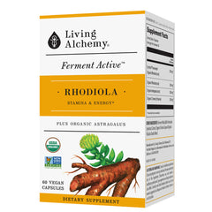 Living Alchemy Ferment Active Rhodiola: Stamina & Energy 60 capsule