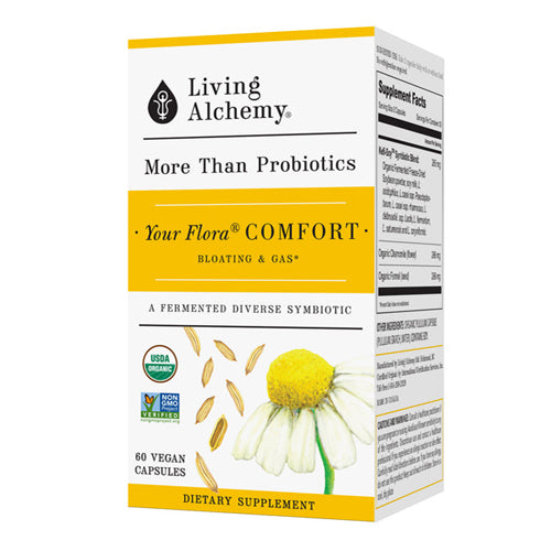 Living Alchemy Your Flora Probiotics Comfort: Gas and Bloating 60 capsule