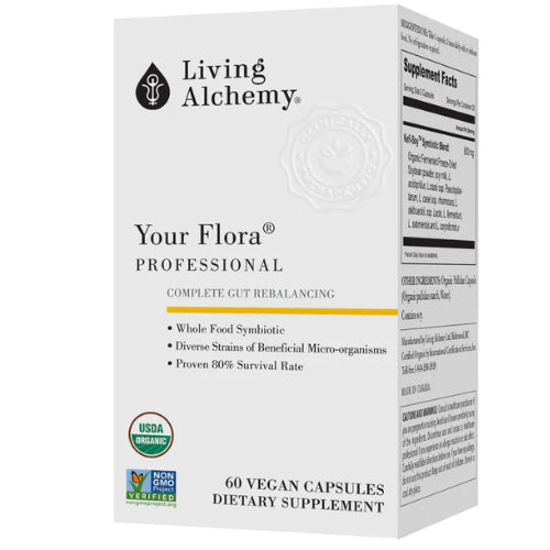 Living Alchemy Your Flora Probiotics Professional: Complete Gut Rebalancing  60 capsule
