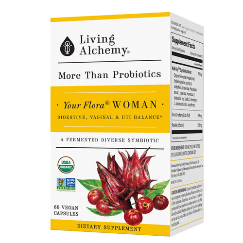 Living Alchemy Your Flora Probiotics Woman: Vaginal & UT Health 60 capsule