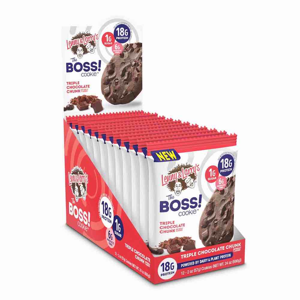 Lenny & Larry The Boss! Cookie Triple Chocolate Chunk 12 Pack     TEMPORARILY UNAVAILABLE