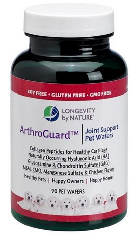 LONGEVITY by NATURE Pet Wafers KollaGen II + MSM & CMO 90 wafer