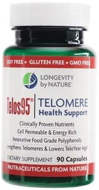 LONGEVITY by NATURE Telomere Health Support 95 mg 90 capsule