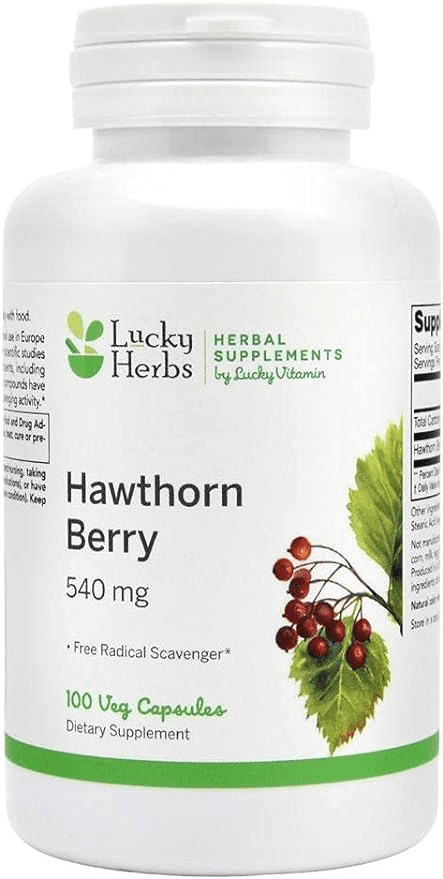 Lucky Vitamin - Hawthorn Berry 540mg 100 Veg Caps (Exp 10/23)