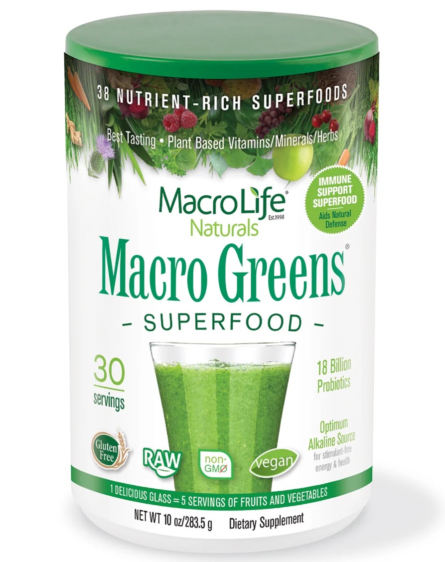 MacroLife Macro Greens 30 Servings (10oz)
