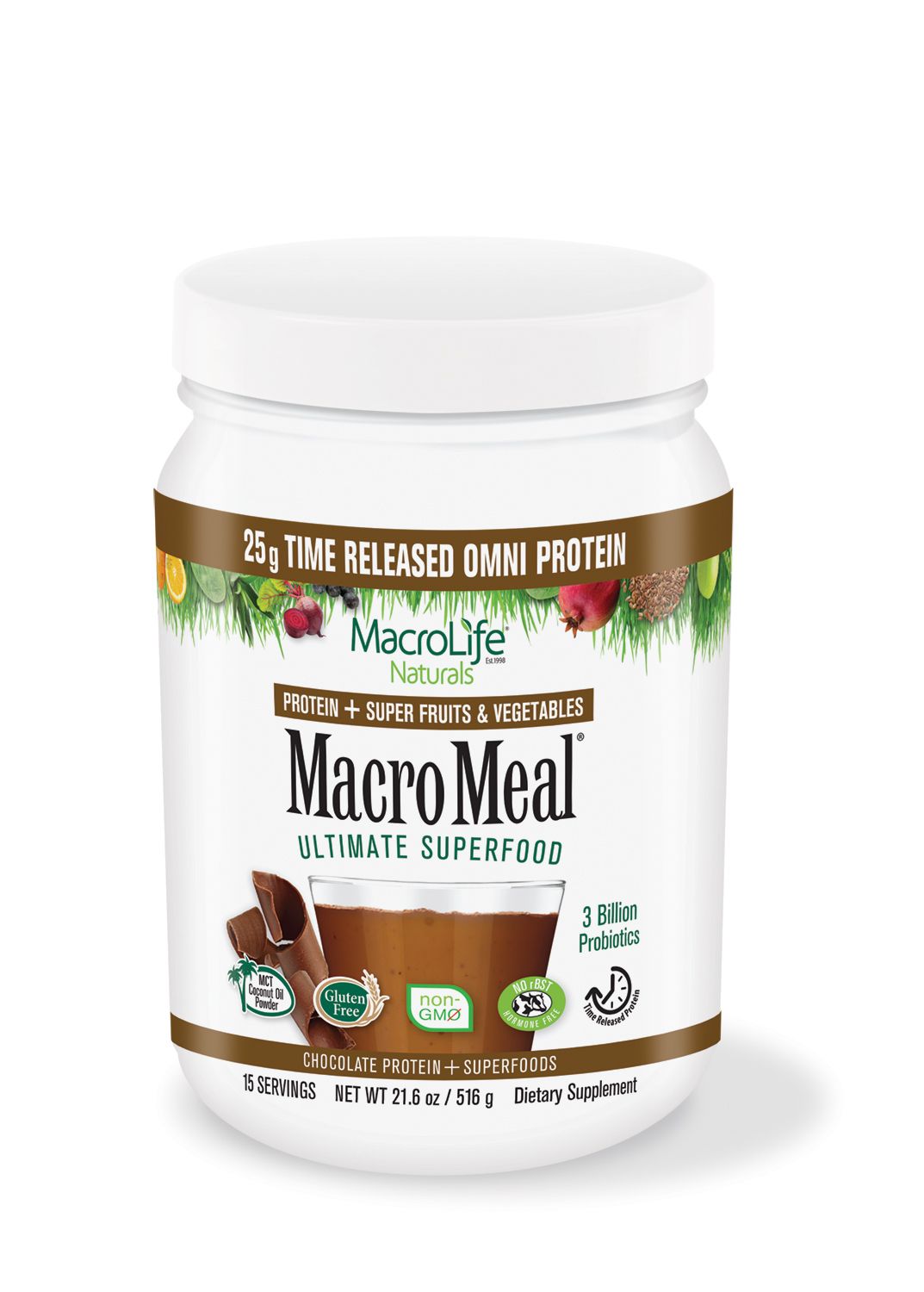 MacroLife MacroMeal Omni Chocolate 15 Servings