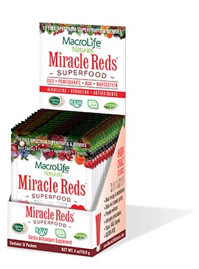 MacroLife Miracle Reds 12 Packet Box