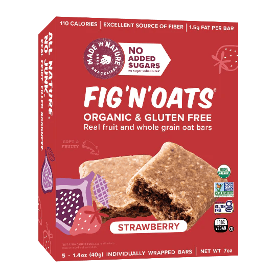 Made In Nature Bar Fig Strawberry 5Pc 7Oz