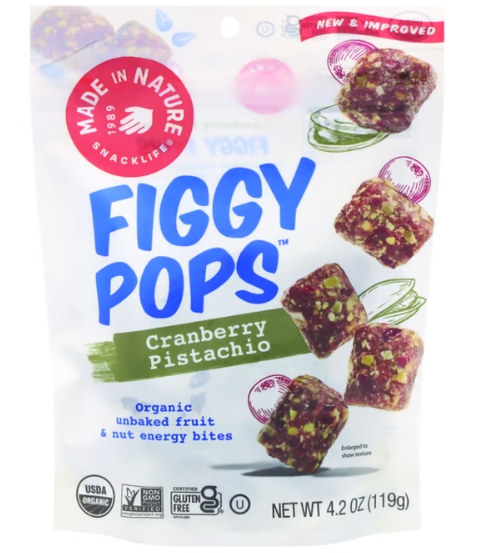 Made In Nature Figgy Pop Cranberry Pistacho Org 4.2 oz