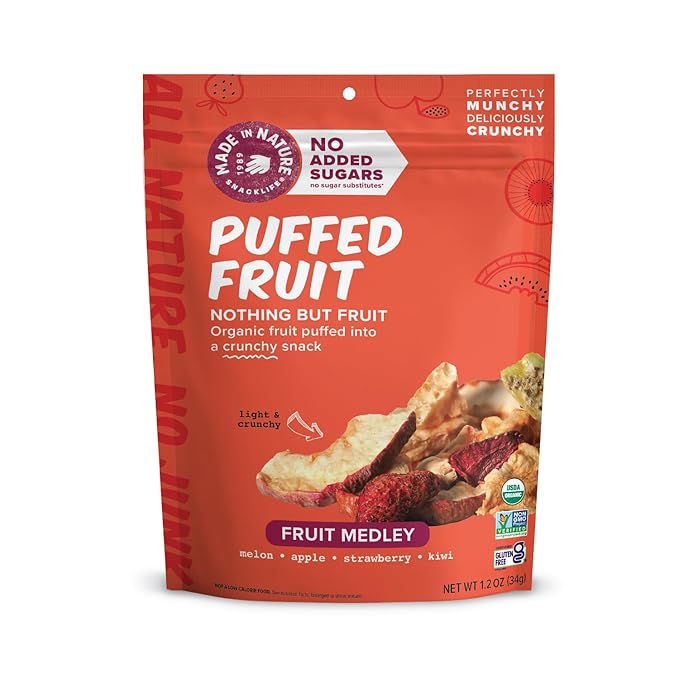 Made In Nature Fruit Puffed Medley Org 1.2Oz