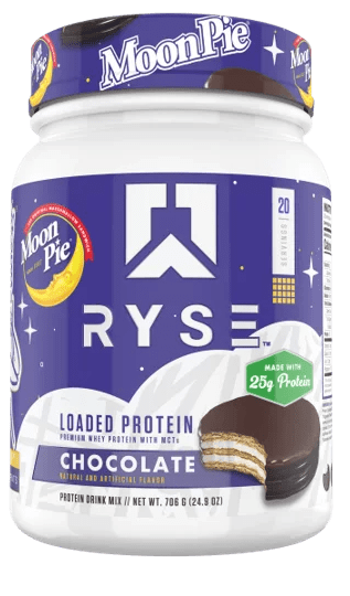 Ryse Loaded Protein Chocolate Moon Pie Flavor 1.5LB 20 Servings