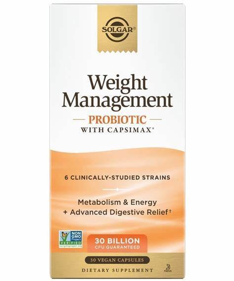 Solgar Weight Management Probiotic 30 Billion 30 vegan caps