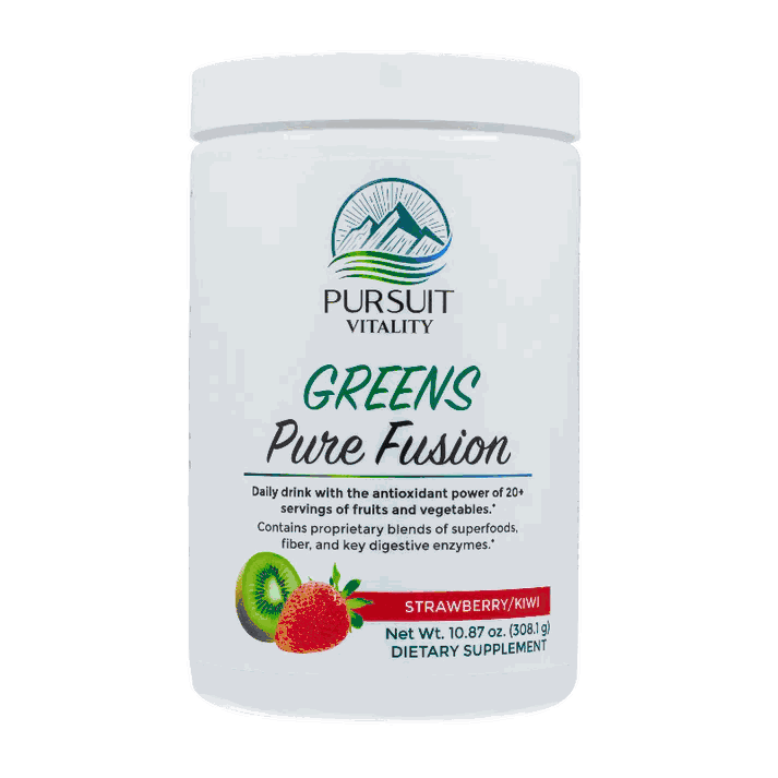 Pursuit Vitality Greens Pure Fusion 10.87 oz Strawberry Kiwi 30 Servings