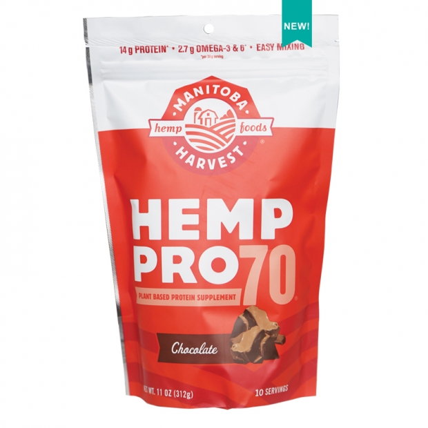 Manitoba Harvest Hemp Pro 70, Chocolate 11 oz