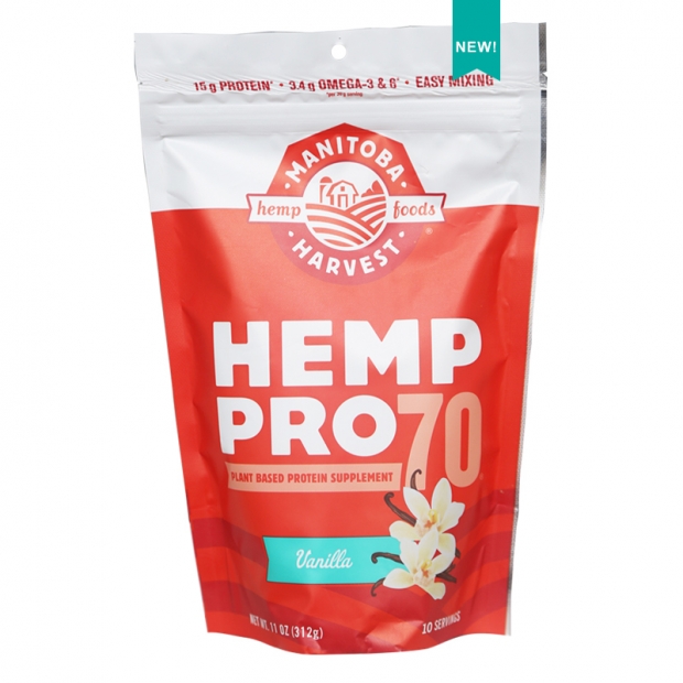 Manitoba Harvest Hemp Pro 70, Vanilla 11 oz